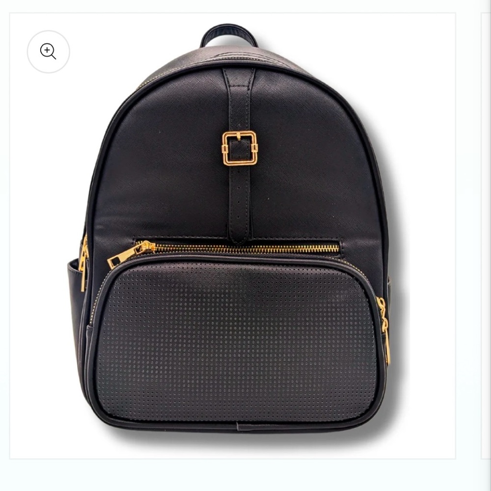 Designer Park Co. Rope Drop Backpack - Blk Raven SILVER Hardware

Never used.
